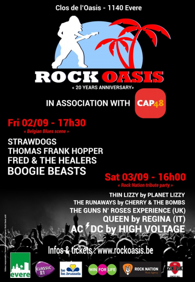 back to basic : Rock Oasis 20 ans - CAP48 : 2 days, 9concerts