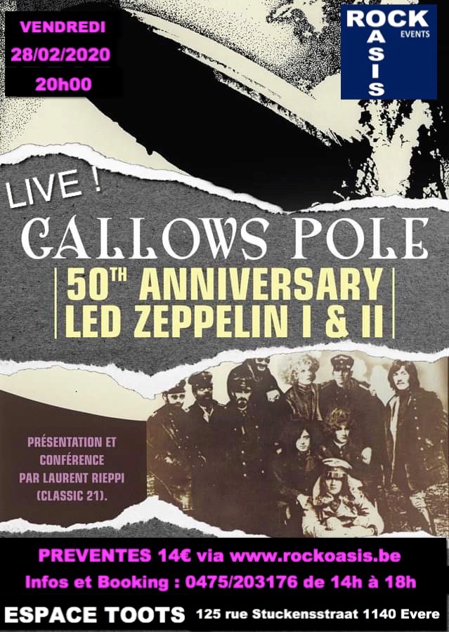 Rock Oasis Evere | Gallows Pole 50th Anniversary